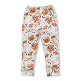 Ghost pumpkin boo kids boy Halloween pants