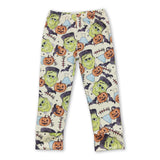 Pumpkin bat kids boy Halloween pants