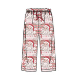 Ho ho ho stripe santa adult women Christmas pants