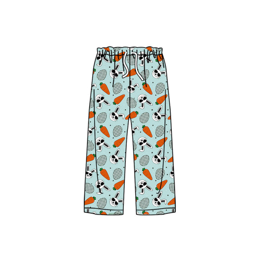 Eggs carrot bunny adult easter pants