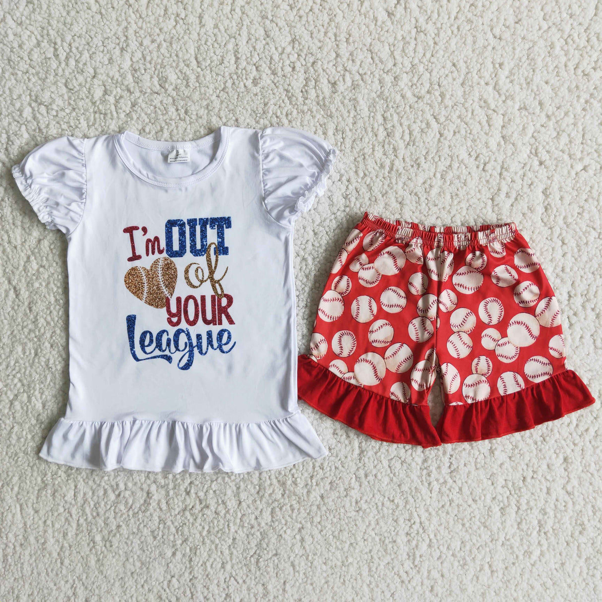 I'm out of your league baseball outfits