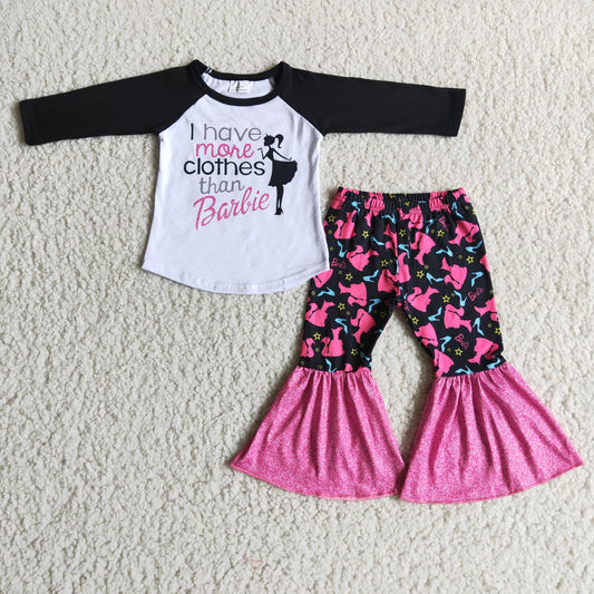 Cute party baby girls clothing set