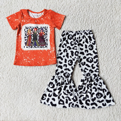 I smell children bleached shirt leopard pants witches Halloween outfits