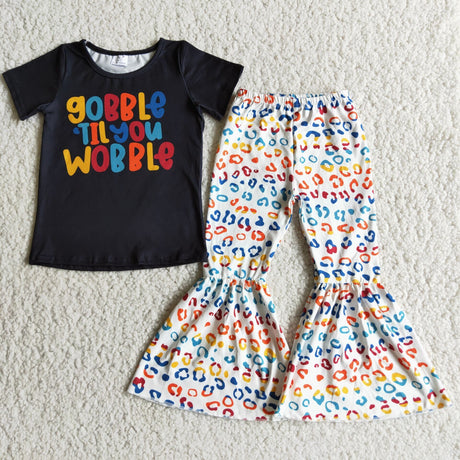 Gobble til wobble shirt leoprad pants