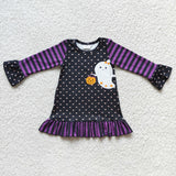 Ghost screen print Halloween dresses