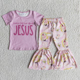Mama tell me about jesus shirt pants girls easter clothing