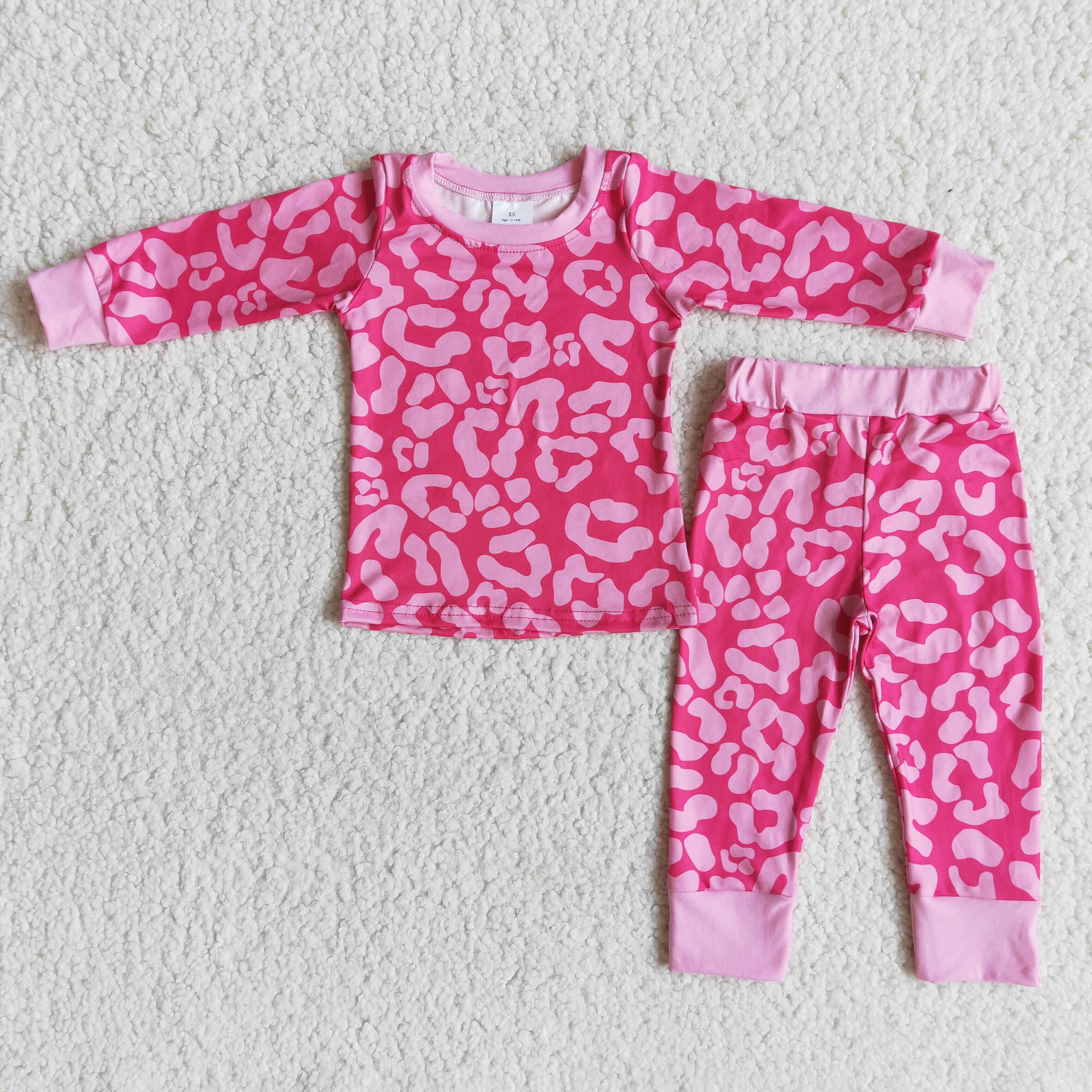 Leopard print baby online pajamas