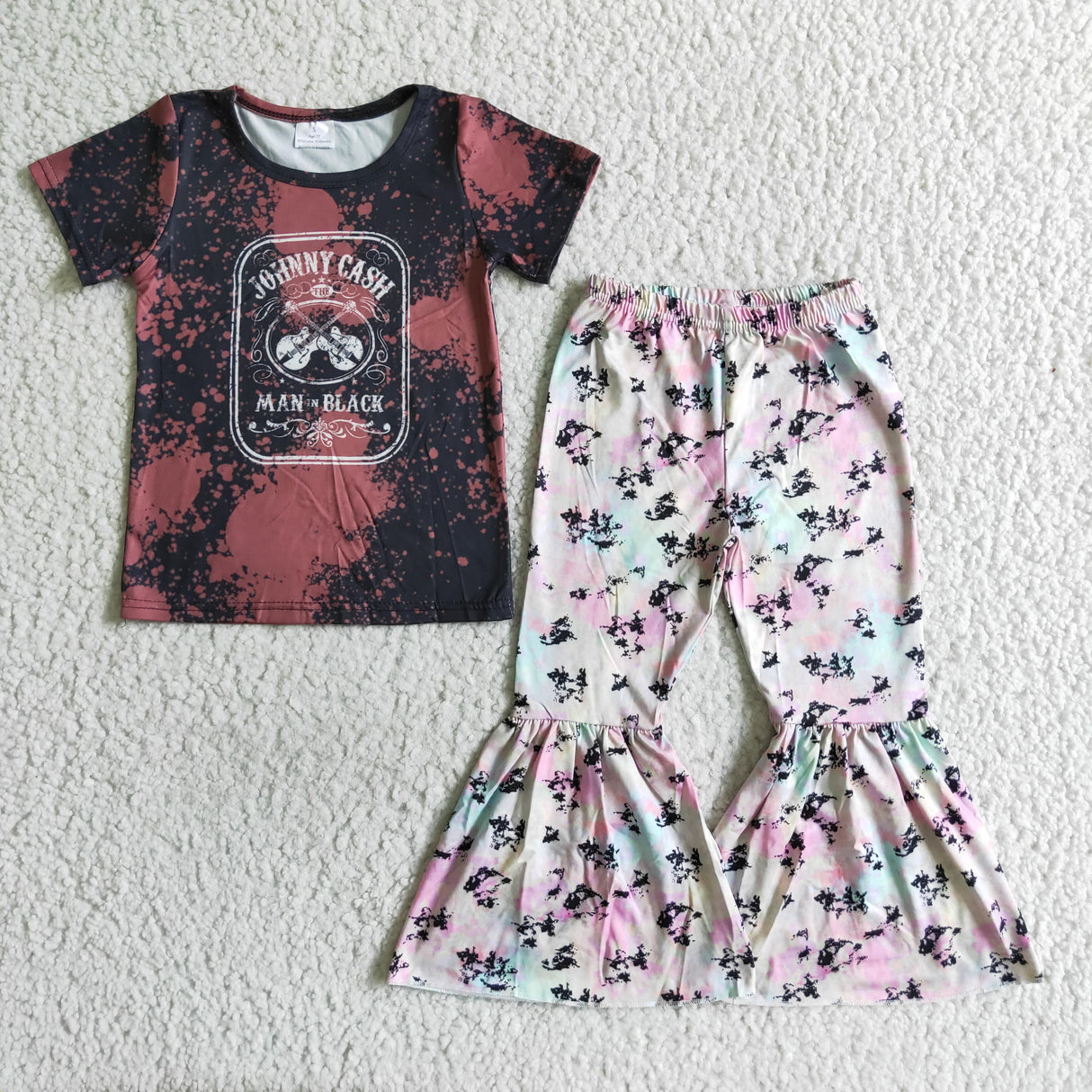 Girl Singer Bleached Shirt Music Outfit
