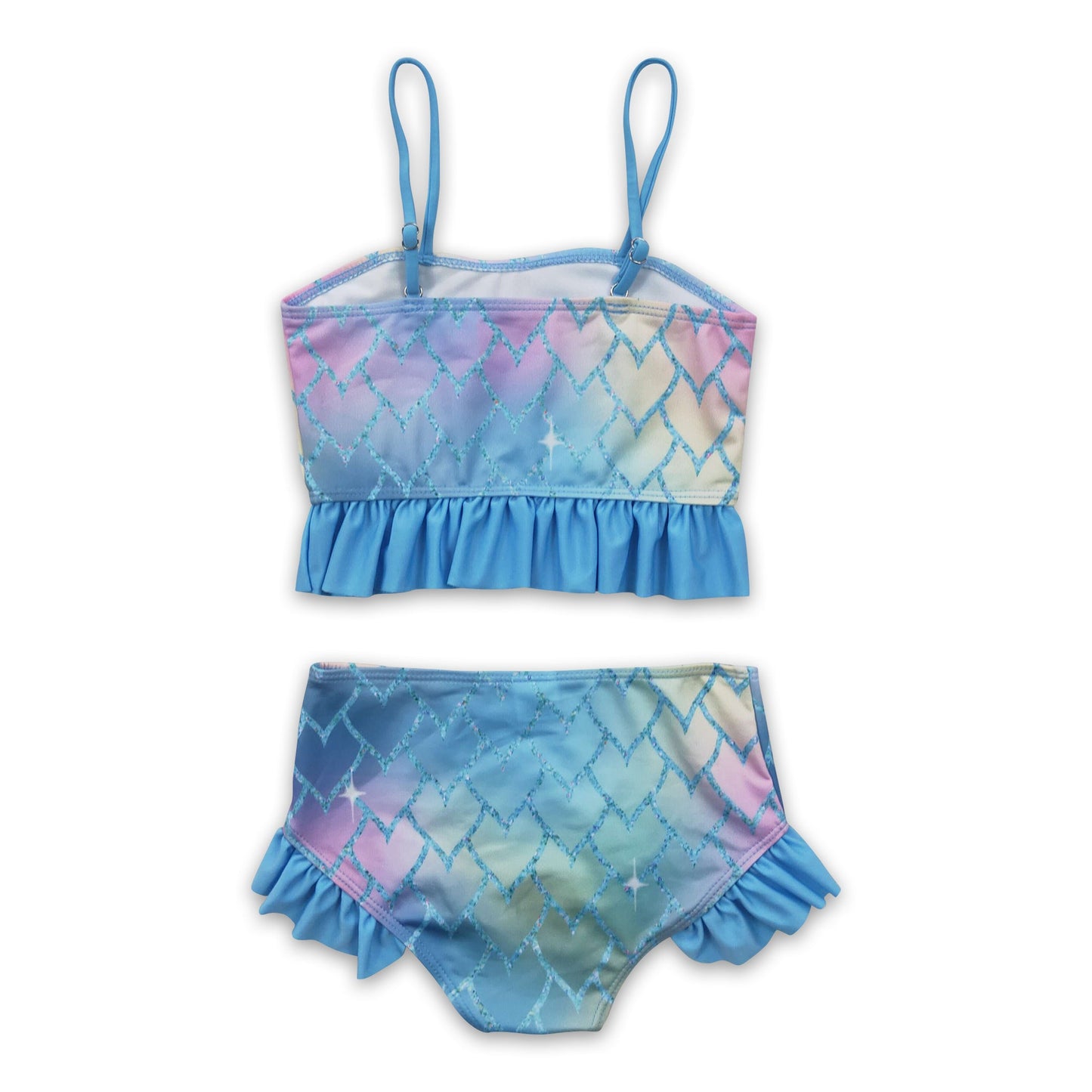 Tie dye 2 pcs baby girls summer swimsuit