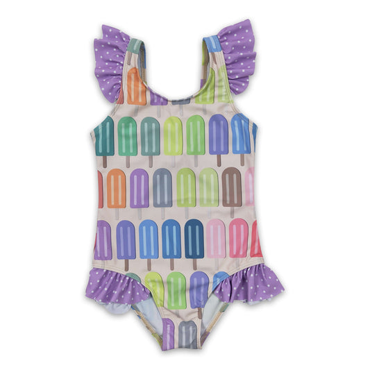 Popsicle baby girls one pc summer swimsuit
