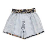 Khaki camo kids boy summer swim trunks