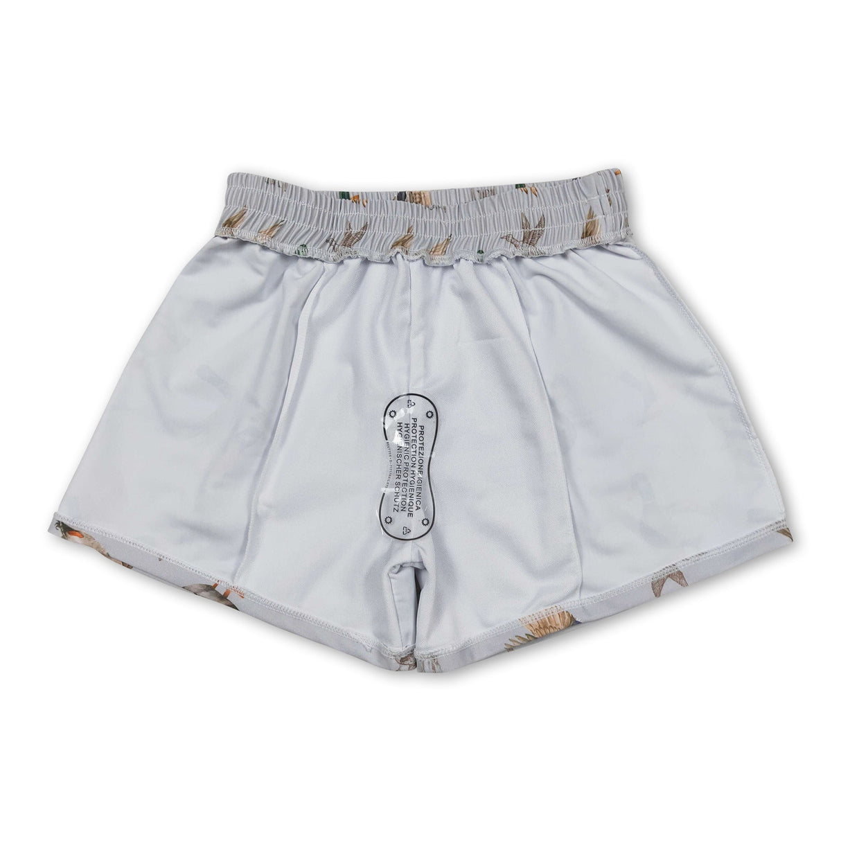 Duck print baby boys summer swim trunks