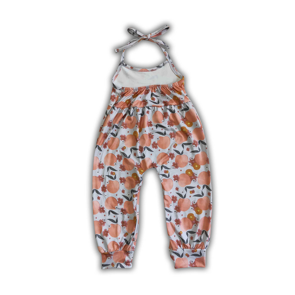 Peach sleeveless jumper kids girls jumpsuit