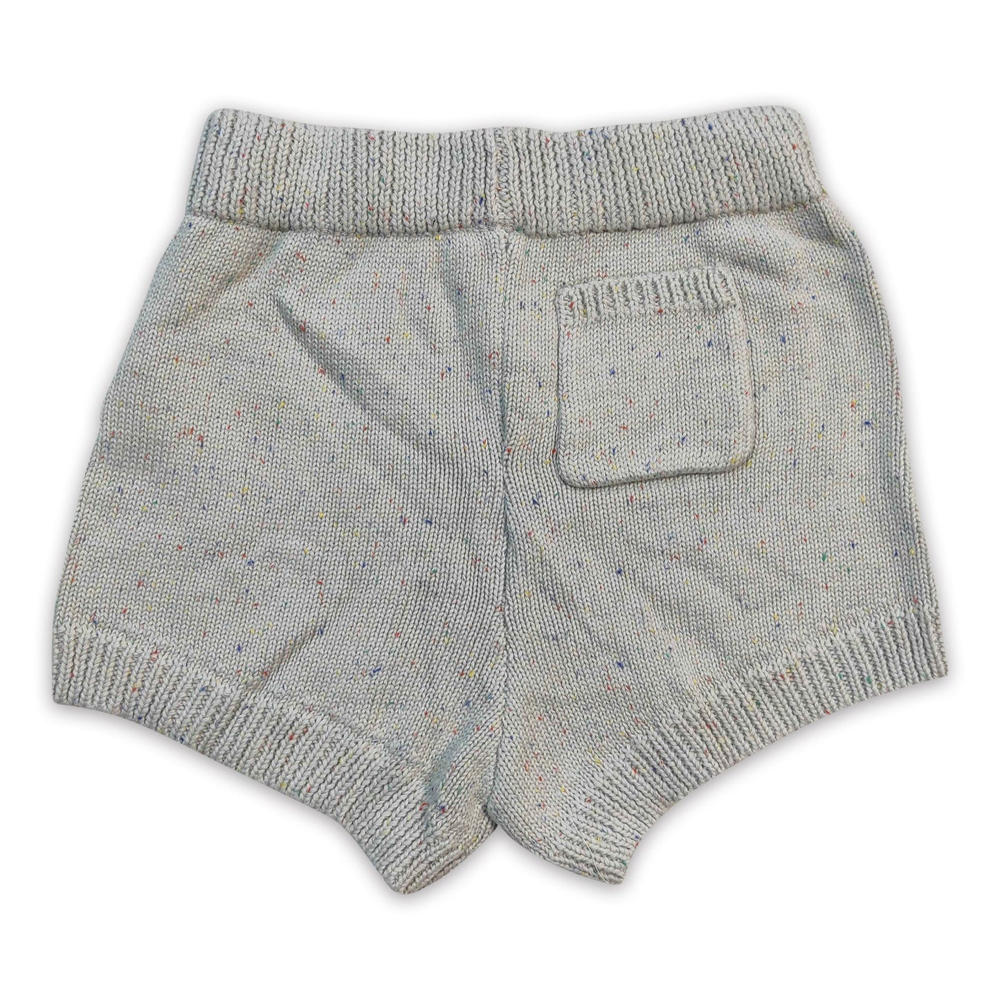 Grey pockets thick kids girls winter shorts