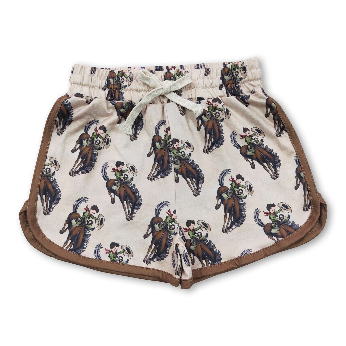 Horse rodeo baby girls summer western shorts